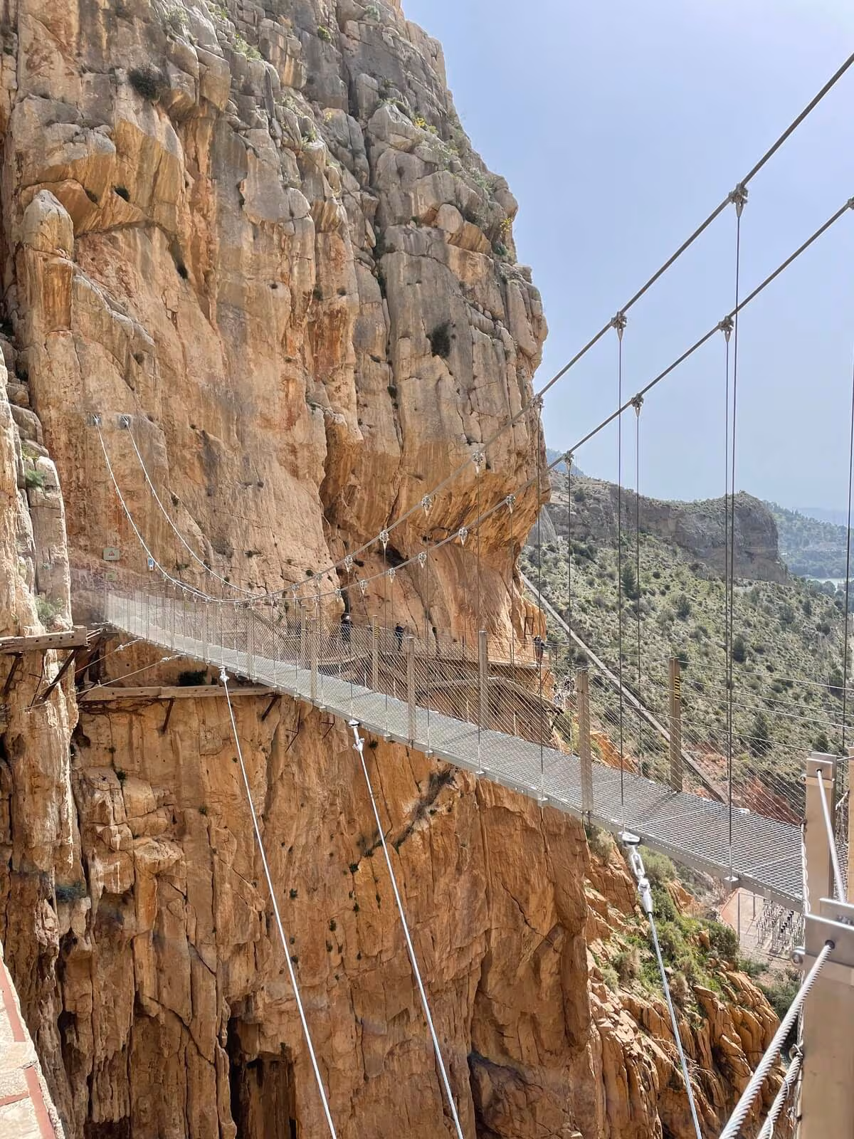 Caminito del Rey - most Balconcillo de los Gaitanes