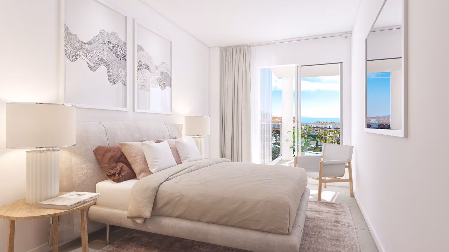 Apartamenty w Manilva - salon