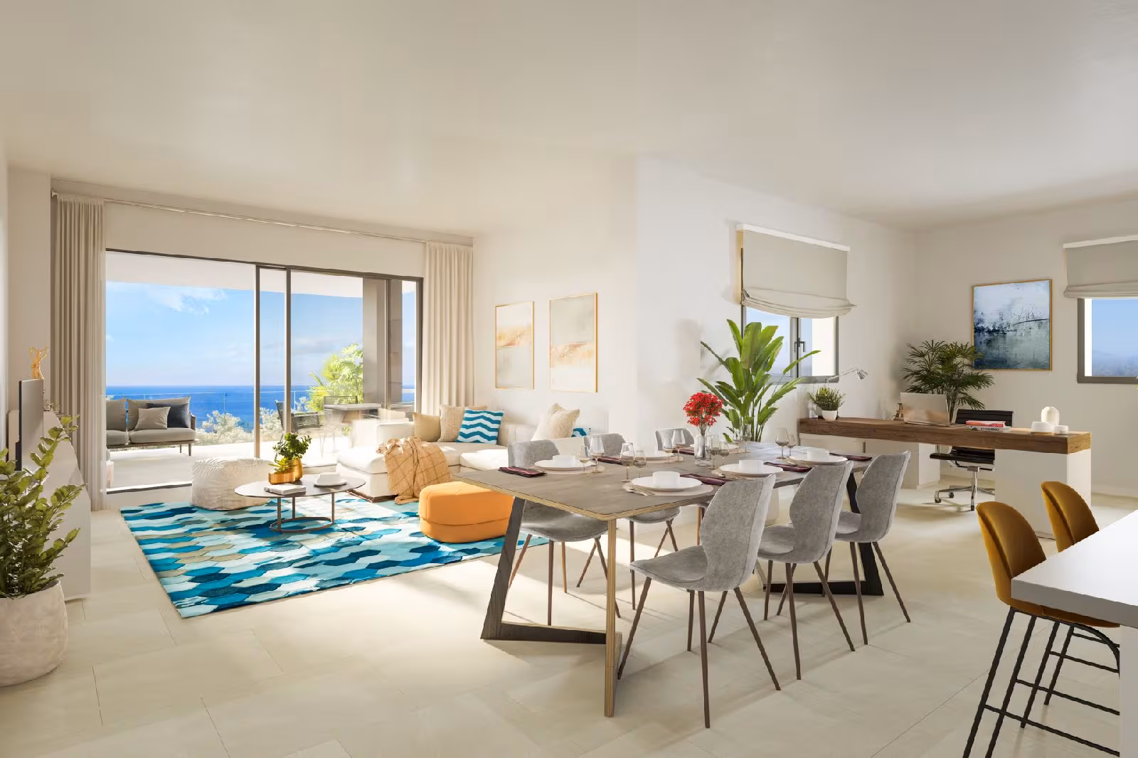 Apartament Benalmadena - salon